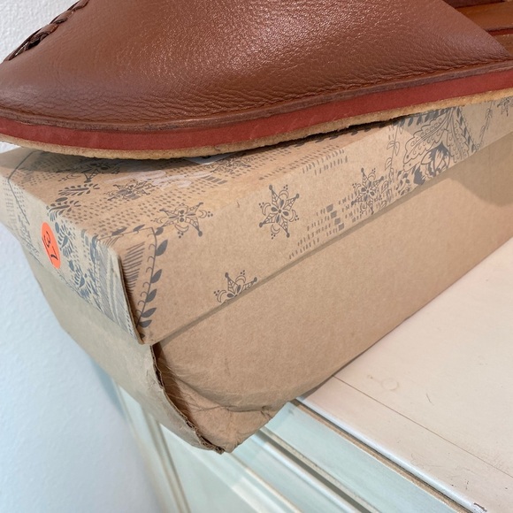 Free People Nova Flat Leather Brown Slip-On Backless Soft Mules New size 10, 41 - Picture 9 of 12